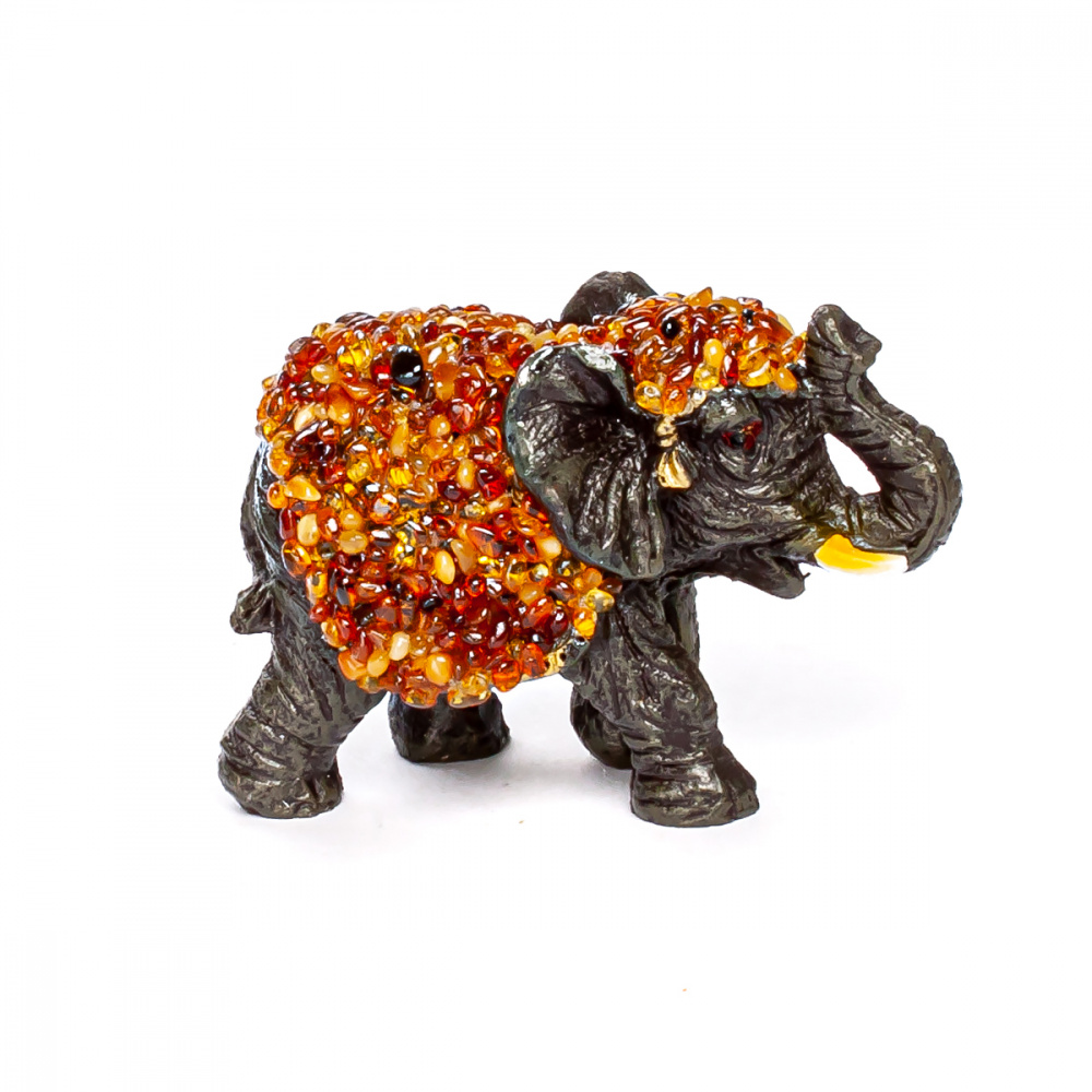 Слон Керамика Янтарь